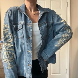 Vintage Embroidered Denim Jacket